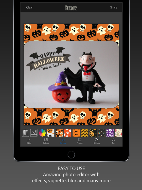 Pumpkin Pic Lab : Spooky Halloween Photo Editor iPad screenshot
