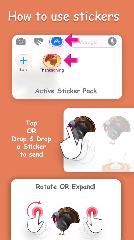 #2. Thanksgiving 100+ Stickers Animated (iOS) 由: Kappboom Inc.
