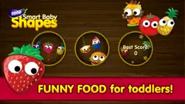 Game screenshot Smart Baby Shapes FOOD: Fun Jigsaw Puzzles and Learning Games for toddlers & little kids mod apk