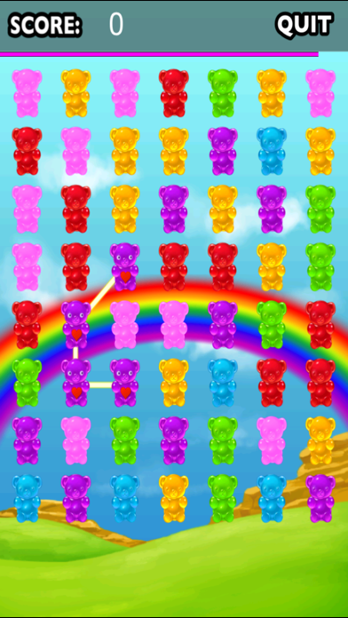 Screenshot #2 pour Gummy Bear Match Trois Blitz HD - Jeu gratuit