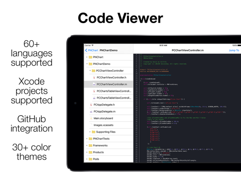 Screenshot #4 pour Code Viewer - best reader for code