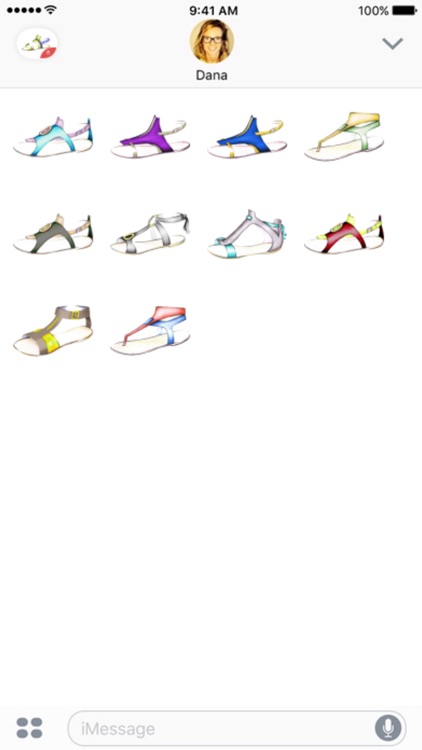 Female Shoes stickers by Weds for iMessage