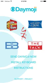 cbs daytime daymoji keyboard iphone screenshot 1