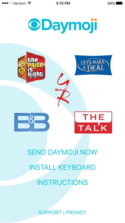 CBS Daytime Daymoji Keyboard