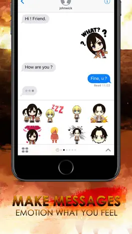 Game screenshot Giant Emoji Stickers Keyboard Art Themes ChatStick apk