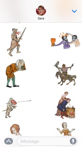 Medieval Reactions Stickers screenshot #4 for iPhone
