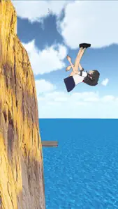 Yandara Flip Jump: Ms YandEre Go Diving SimuLatOr screenshot #3 for iPhone