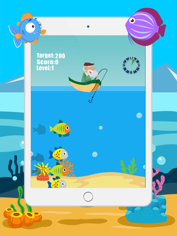 Screenshot #6 pour Old Man Chasse La course de poisson contre le temp