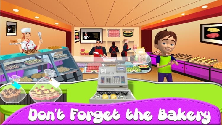 Supermarket Christmas Shopping Cash Register - POS