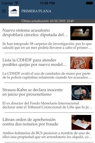 Lexnal Diario screenshot 2