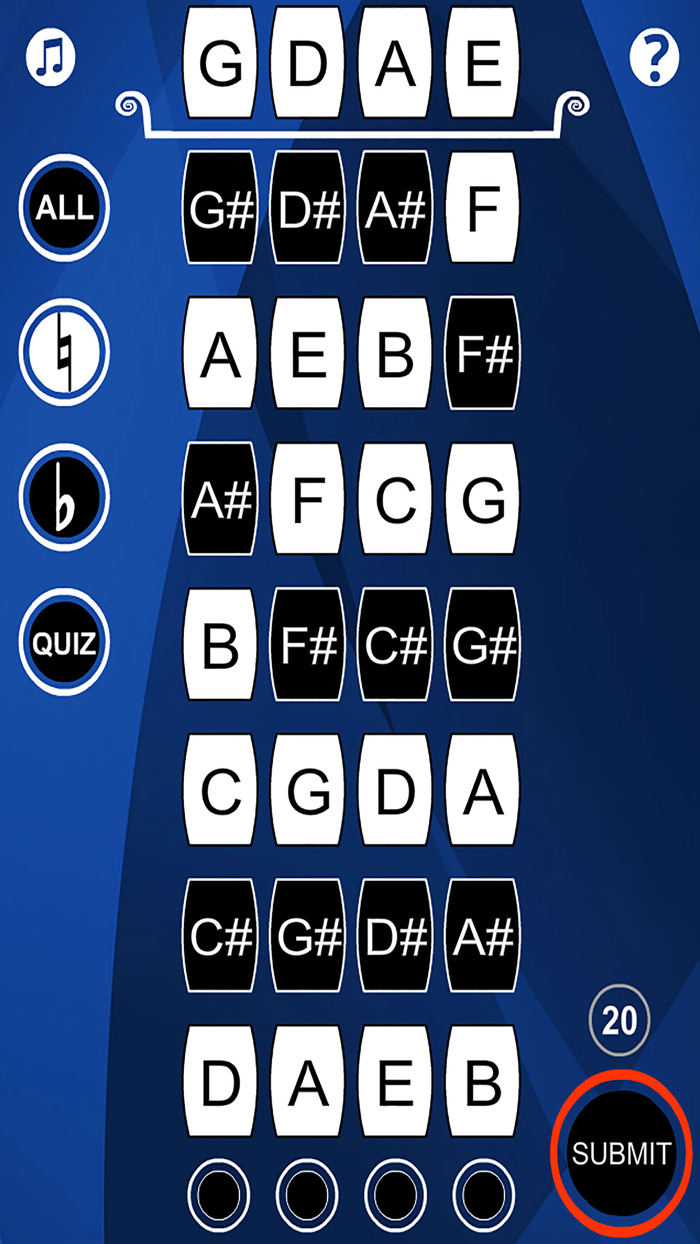 Violin Notes Flash Cards