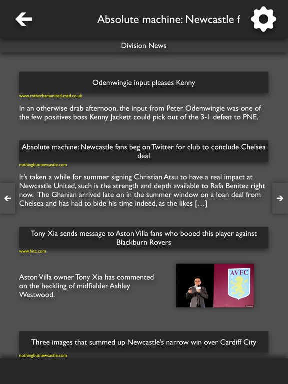 Screenshot #4 pour All The News - Newcastle United Edition