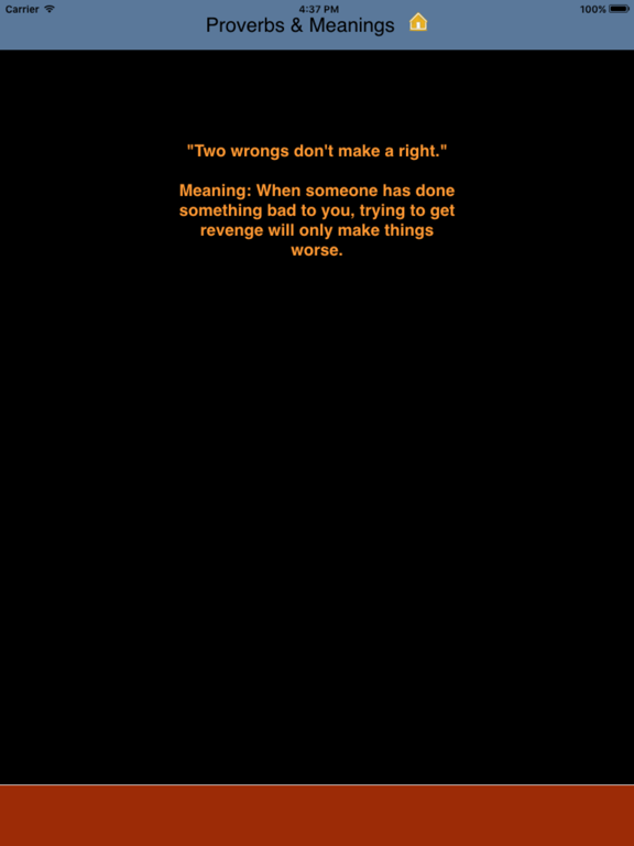 Screenshot #5 pour Proverbs and Meanings
