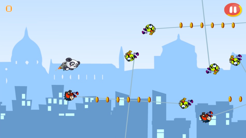 #2. Super Panda Adventure Run and Jump Flappy Fun Game (iOS) Podle: Sakda Setrin