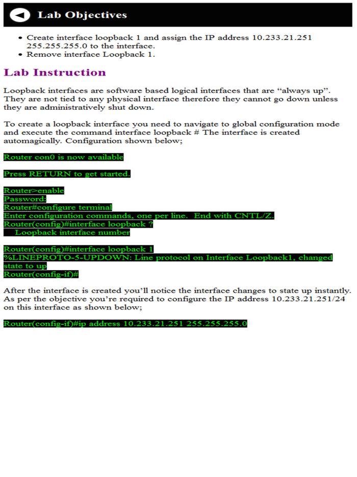 Lab guide for CCNA