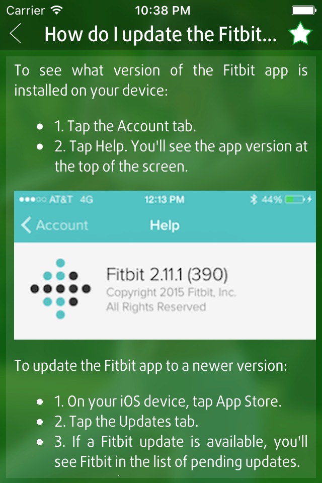 Guide for Fitbit app screenshot 4