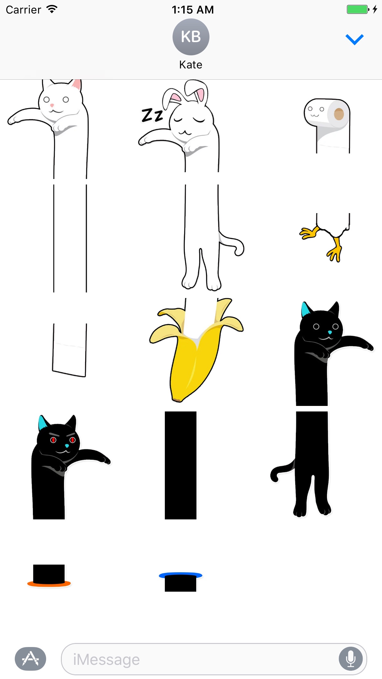 Screenshot 3 of LongCat Stickers