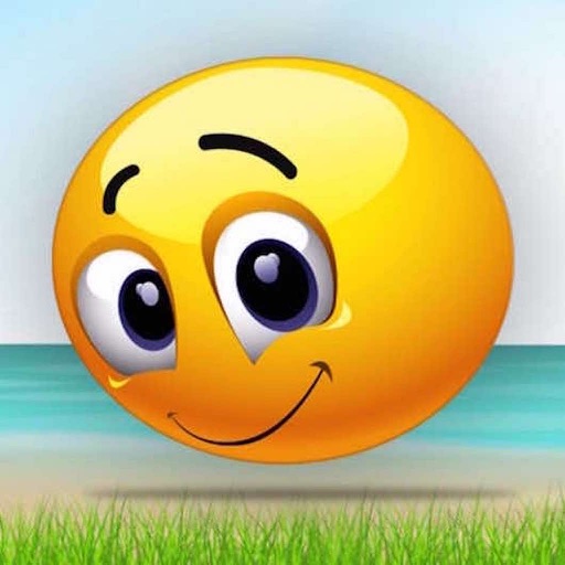 Smiley Face Endless Flying Jump Free Game iOS App