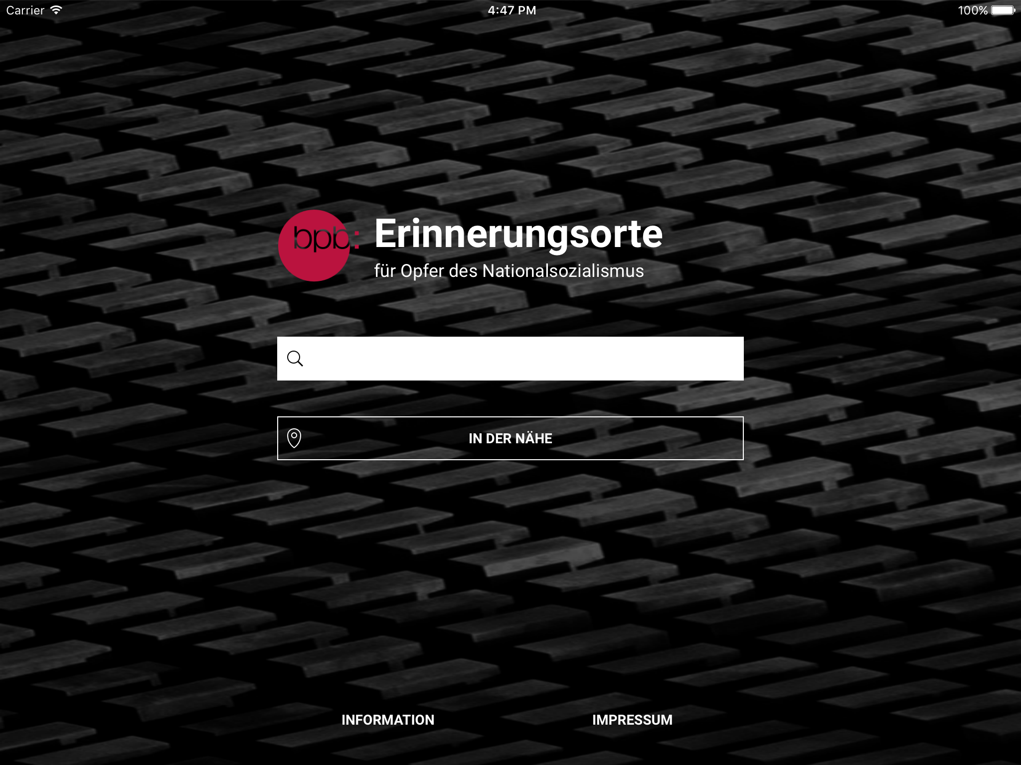 Erinnerungsorte für Opfer des Nationalsozialismus