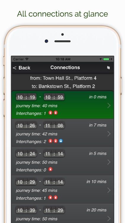A+ Sydney Journey Planner