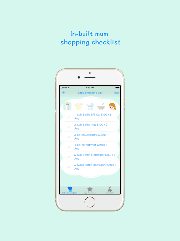 Screenshot #4 pour Baby Shopping List - Moms' essential BB checklist