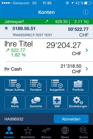 TradeDirect screenshot 2