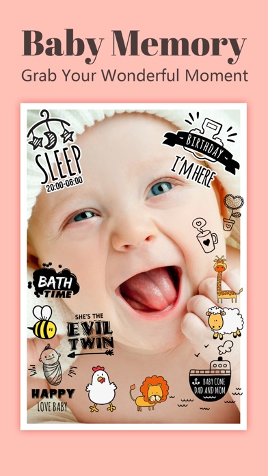 Baby Memory Pro - Pregnancy & Baby Milestone Photoのおすすめ画像1