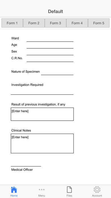 Screenshot #2 pour Medical Requisition Form