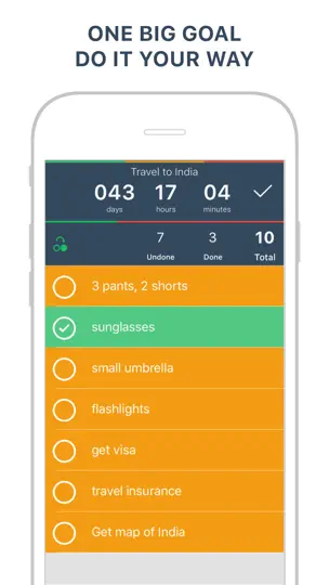 TODOO Free To Do List Planner & Reminder iPhone-skjermbilde 2