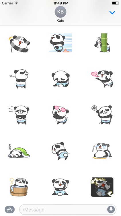 Pleasant Panda Sticker