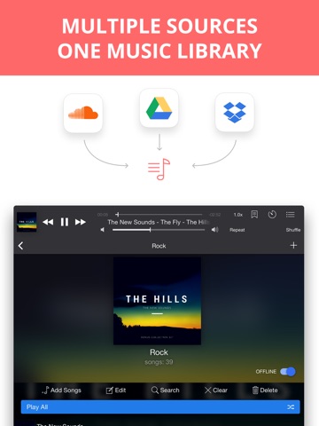 Eddy Cloud Music Player & Streamer screenshot 2