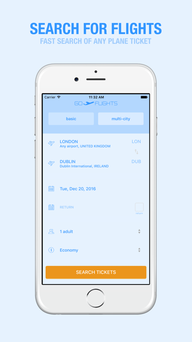 Screenshot #1 pour Go Flights - compare cheap flights and buy ticket