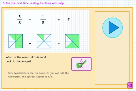 Fractions Math screenshot 4