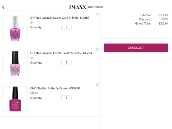 Screenshot #6 pour IMAXX Beauty Products