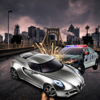 Police Cars vs Furious Racer 3D Real City Rush