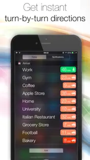 arrive on time - gps assistant: eta, travel time and directions to your favorite locations iphone screenshot 4
