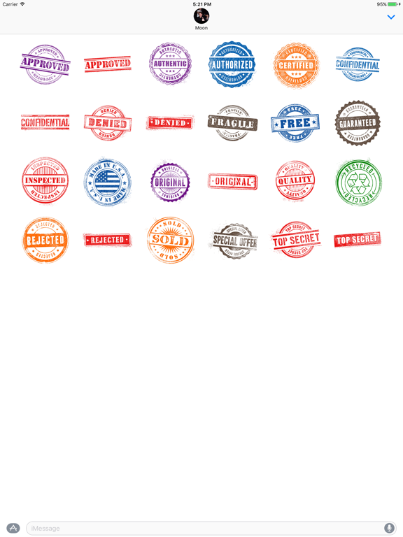 Screenshot #5 pour Rubber Stamp Stickers