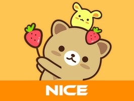 Strawberry Cat Pro - Cute Stickers by NICE Sticker