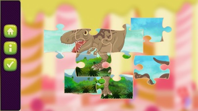 恐竜ジグソーパズル ゲーム無料キッズ 男の子のためのゲーム 子どものゲーム 幼児向けゲームのおすすめ画像3