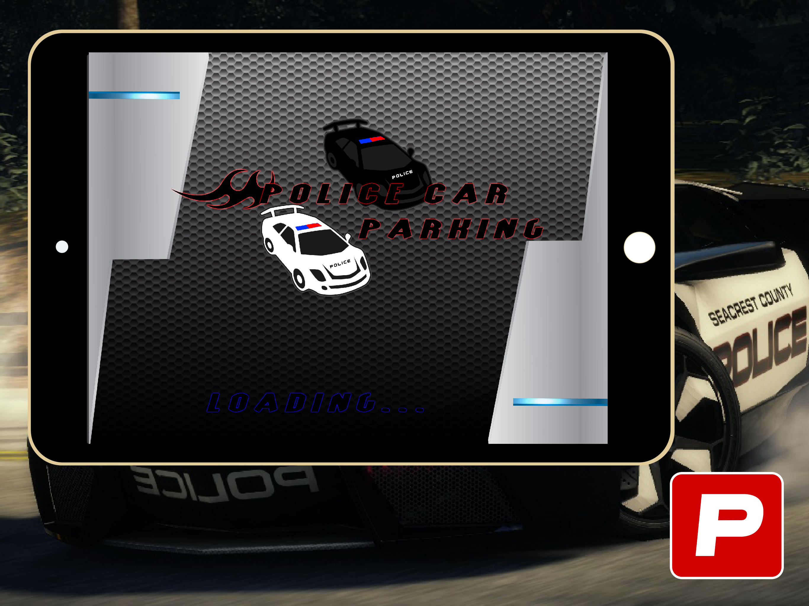 3D Police Car Parking -Real Driving Test Simulator