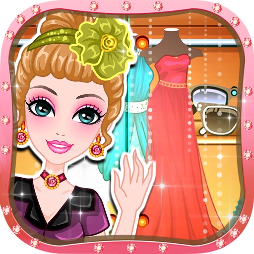 shopping street - Princess makeup girls games