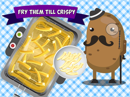 French Fries Deluxe-Free Hotel & Restaurant Cooking game for kids,family & friends iPad screenshot