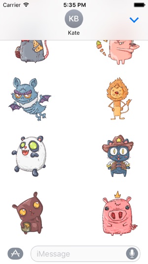 Doodle Animal Stickers