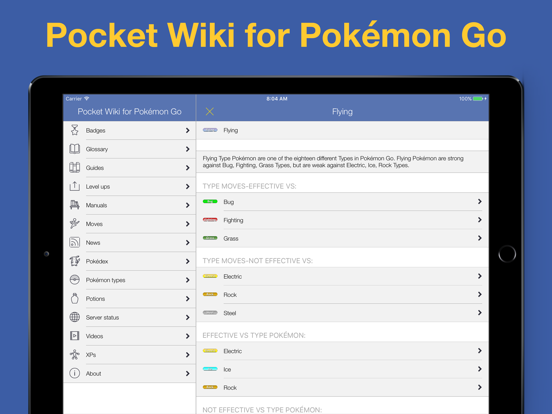 Screenshot #4 pour Pocket Wiki for Pokemon Go [Unofficial]