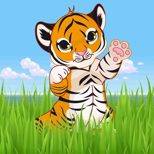 Baby Tiger Run - Adventure eat meat to thrive Icon