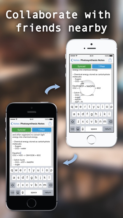 Mesh Notes – Nearby Collaborative Editing