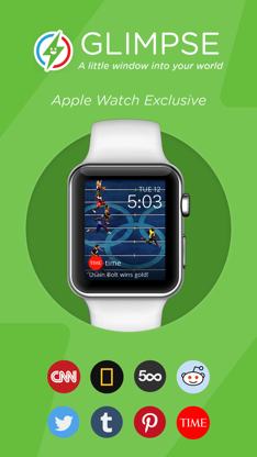 Glimpse Watch Face - A little window to your world screenshot 1