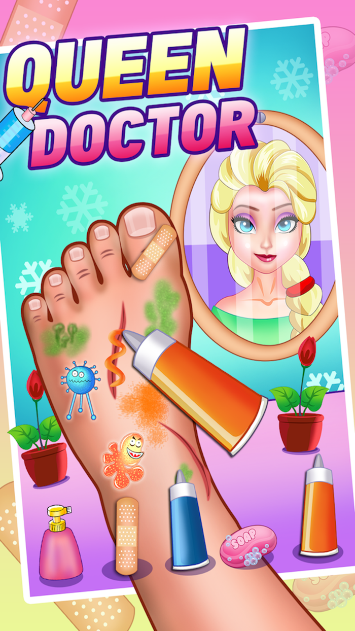 The Queen Doctor Hospital game for children