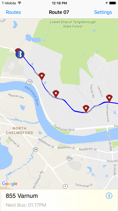 Screenshot 4 of LRTA Bus Tracker App