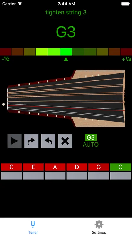 Oud Tuner Pro screenshot 3 of 4